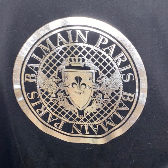 Balmain silver coin t shirt - Picture 2 of 4